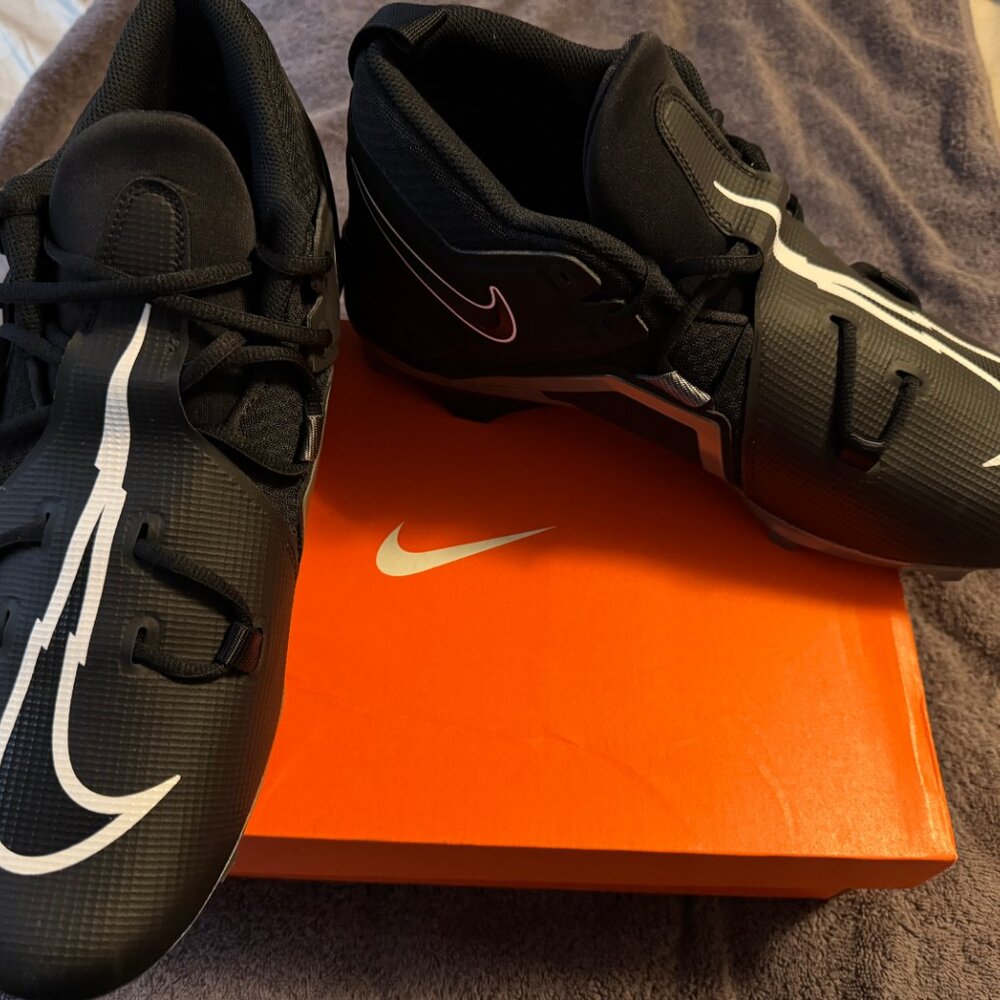 Nike Alpha Menace Pro 3, Black/White-iron Grey, size 14